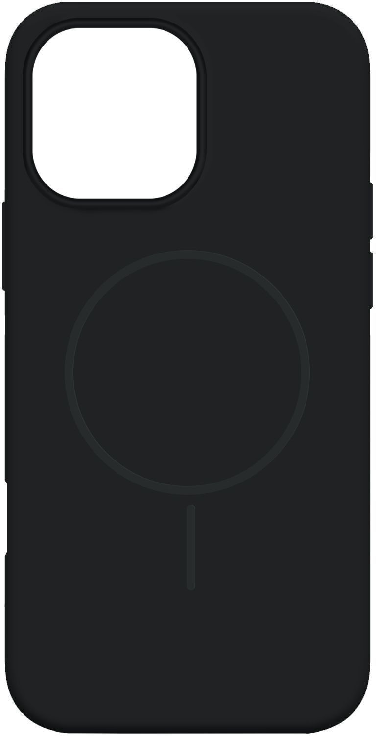 Чехол MakeFuture для Apple iPhone 16 Pro Max Silicone Solo Black (MCSO-AI16PMBK) фото1