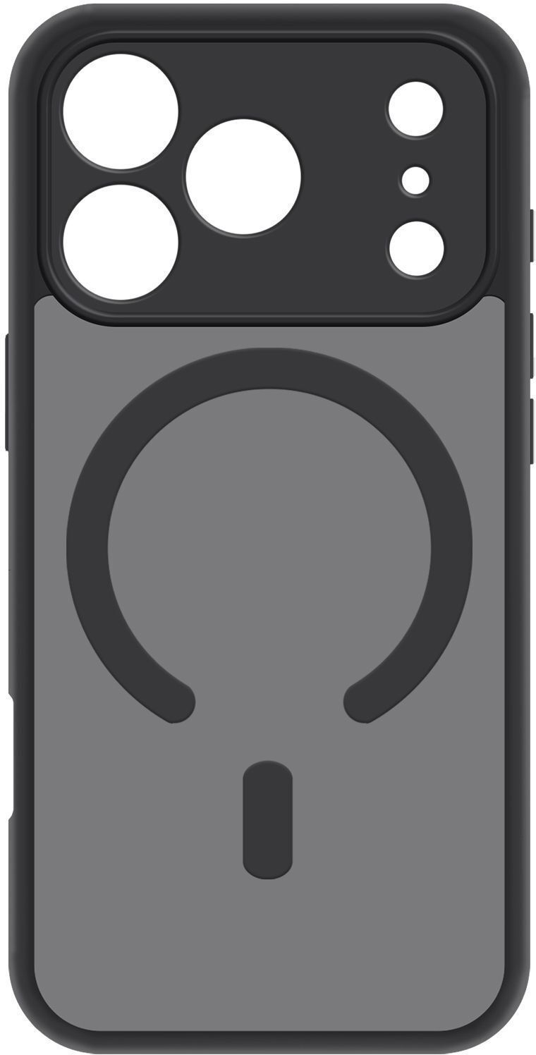 Чехол MakeFuture для Apple iPhone 17 Pro Shadow+ Magnet Black (MCSDM-AI17PBK) фото1