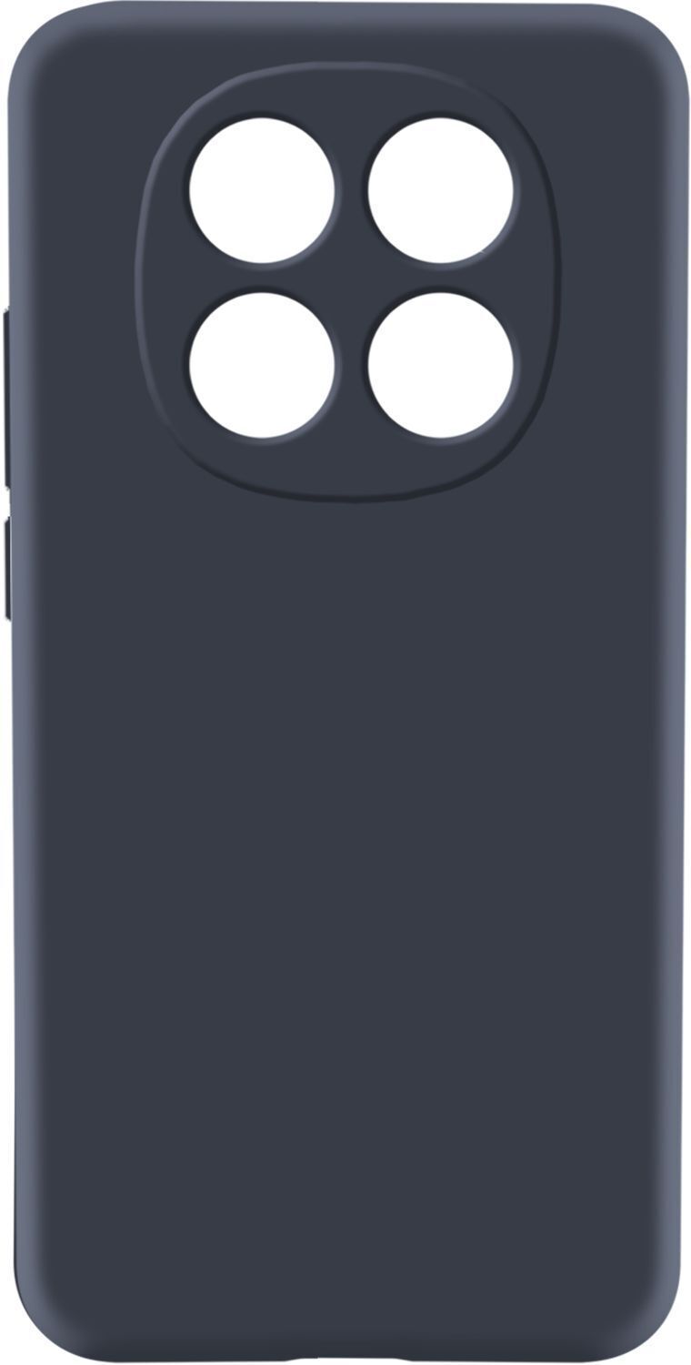 Чехол MakeFuture для Xiaomi Redmi Note 14 Pro 4G Silicone Midnight Black (MCL-XRN14P4GBK) фото1