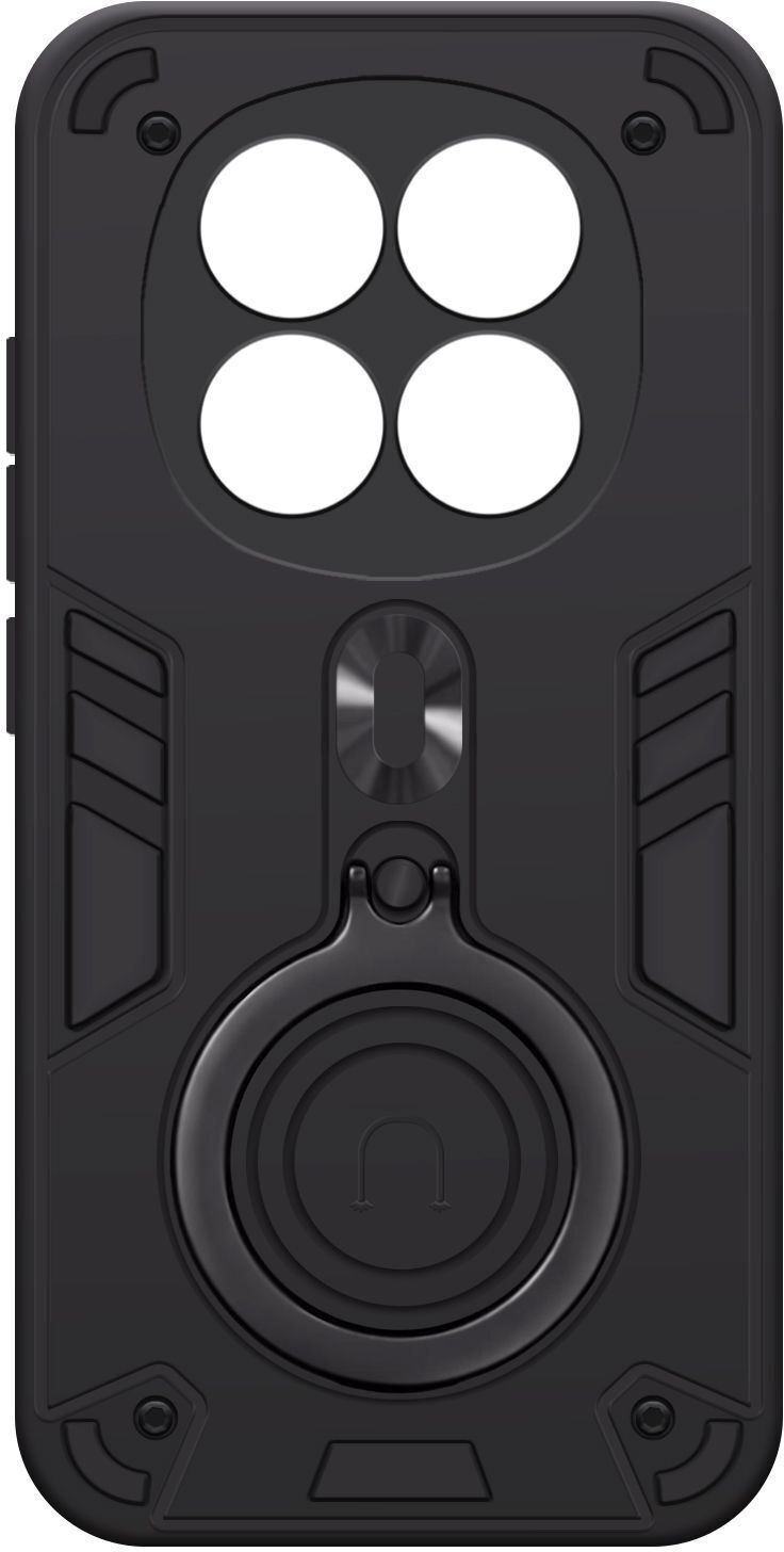 Чехол MakeFuture для Xiaomi Redmi Note 15 Pro 4G Force Black (MCRC-XRN15PBK) фото1
