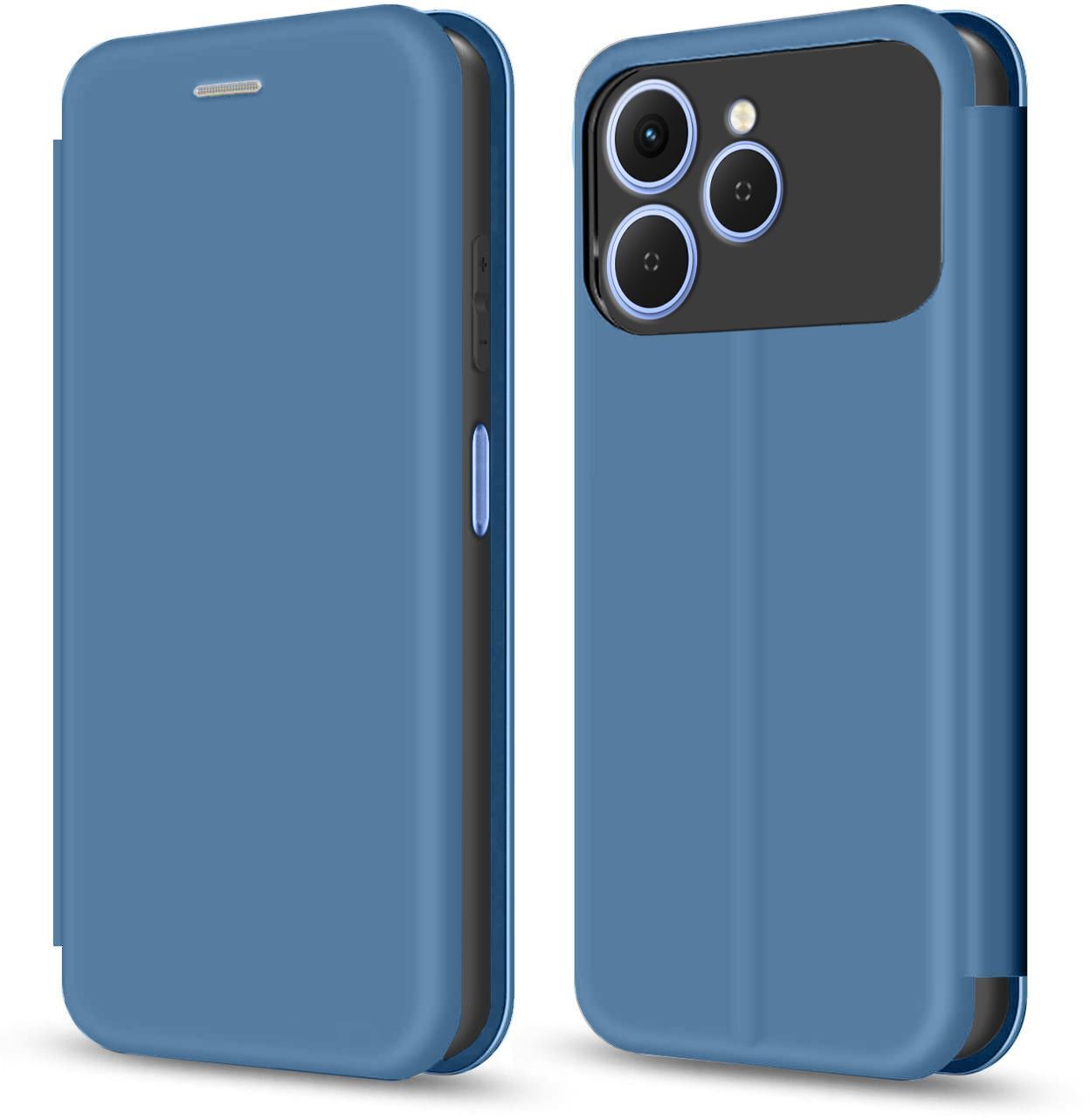 Чехол-книжка MakeFuture для Tecno Spark 40 Flip Mirage Blue (MCP-TS40ML) фото1