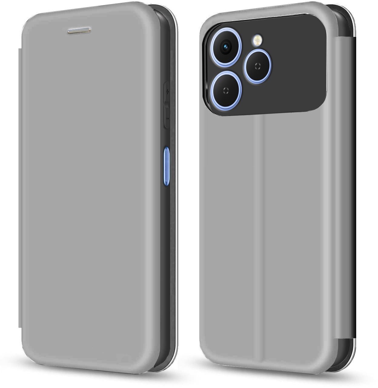 Чехол-книжка MakeFuture для Tecno Spark 40 Flip Titanium Grey (MCP-TS40TG) фото1