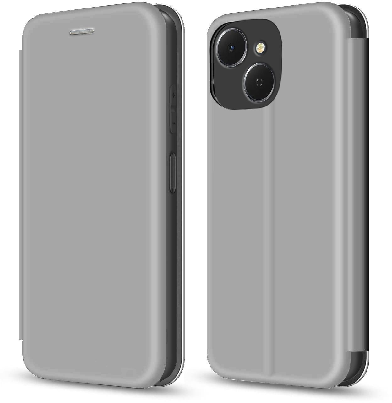 Чехол-книжка MakeFuture для Tecno Spark 40C Flip Titanium Grey (MCP-TS40CTG) фото1
