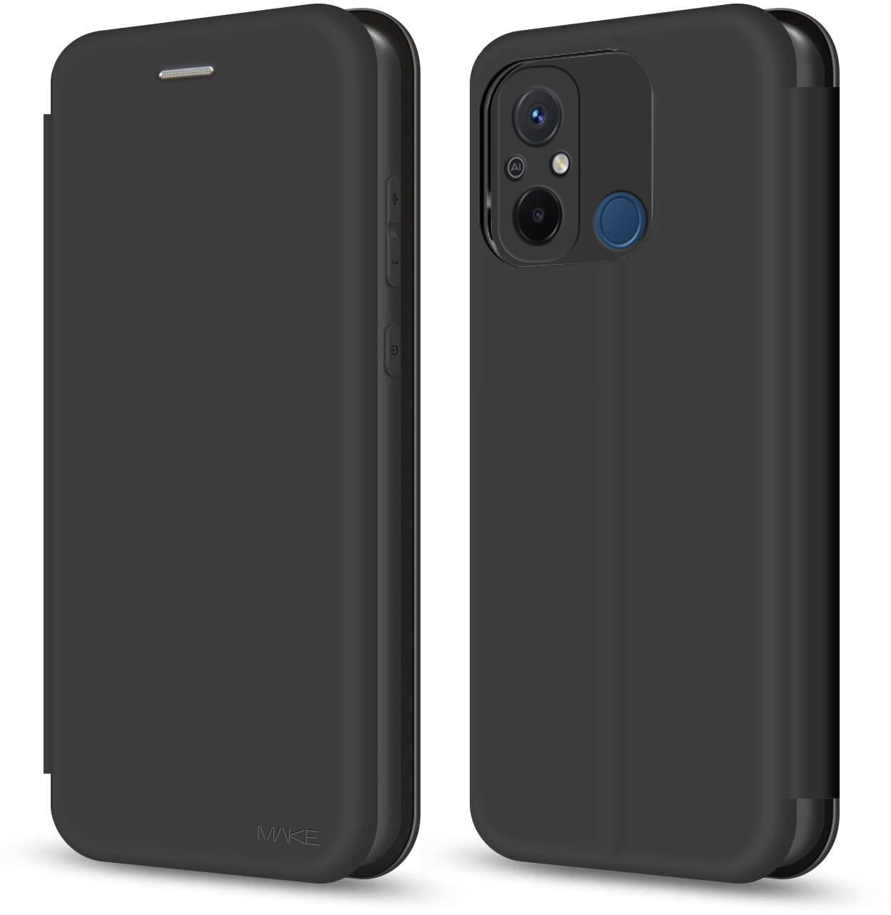 Чехол-книжка MakeFuture для Xiaomi Redmi 12C Flip Black (MCP-XR12CBK) фото1
