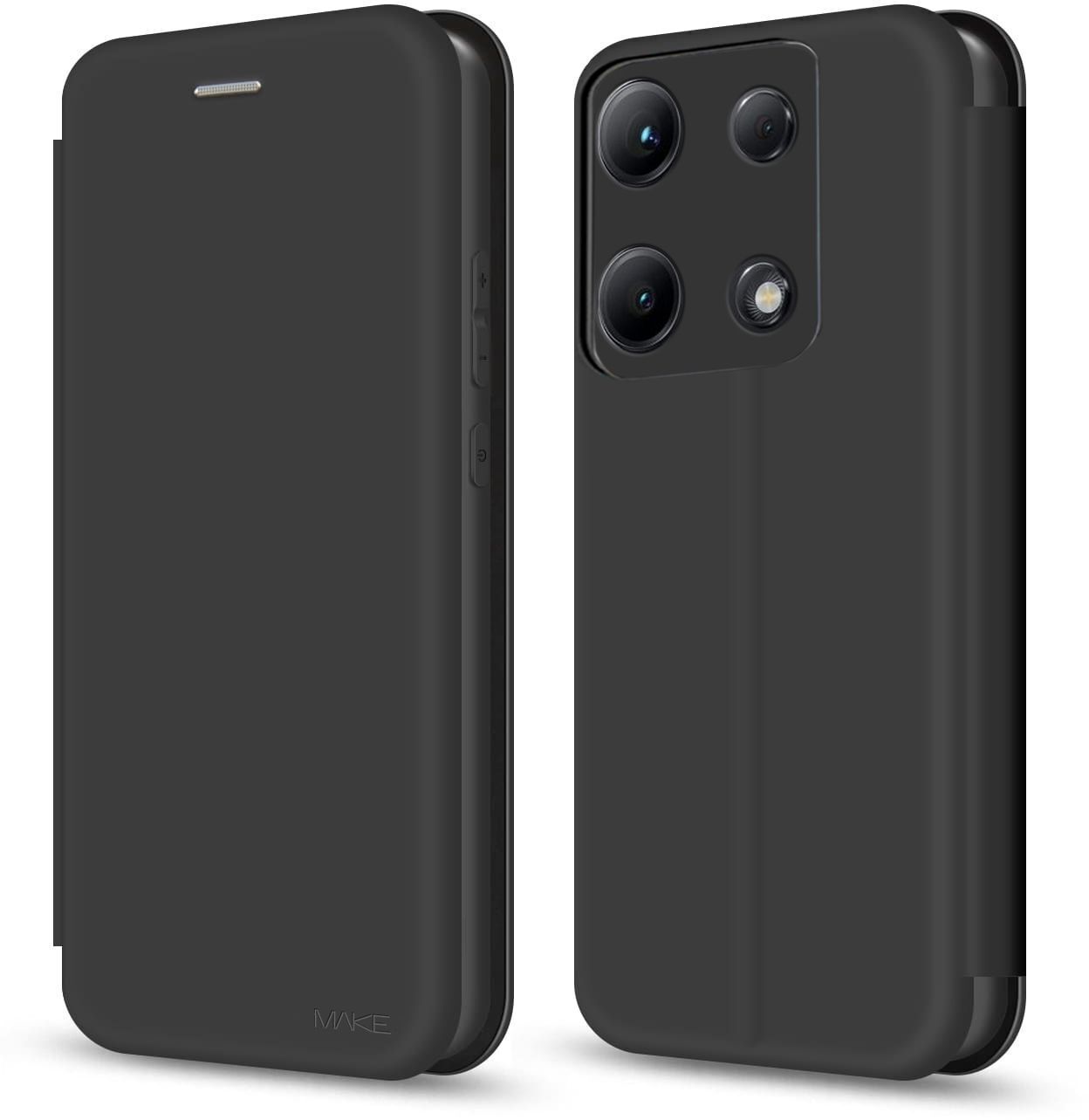 Чехол-книжка MakeFuture для Xiaomi Redmi Note 14S Flip Black (MCP-XRN14SBK) фото1