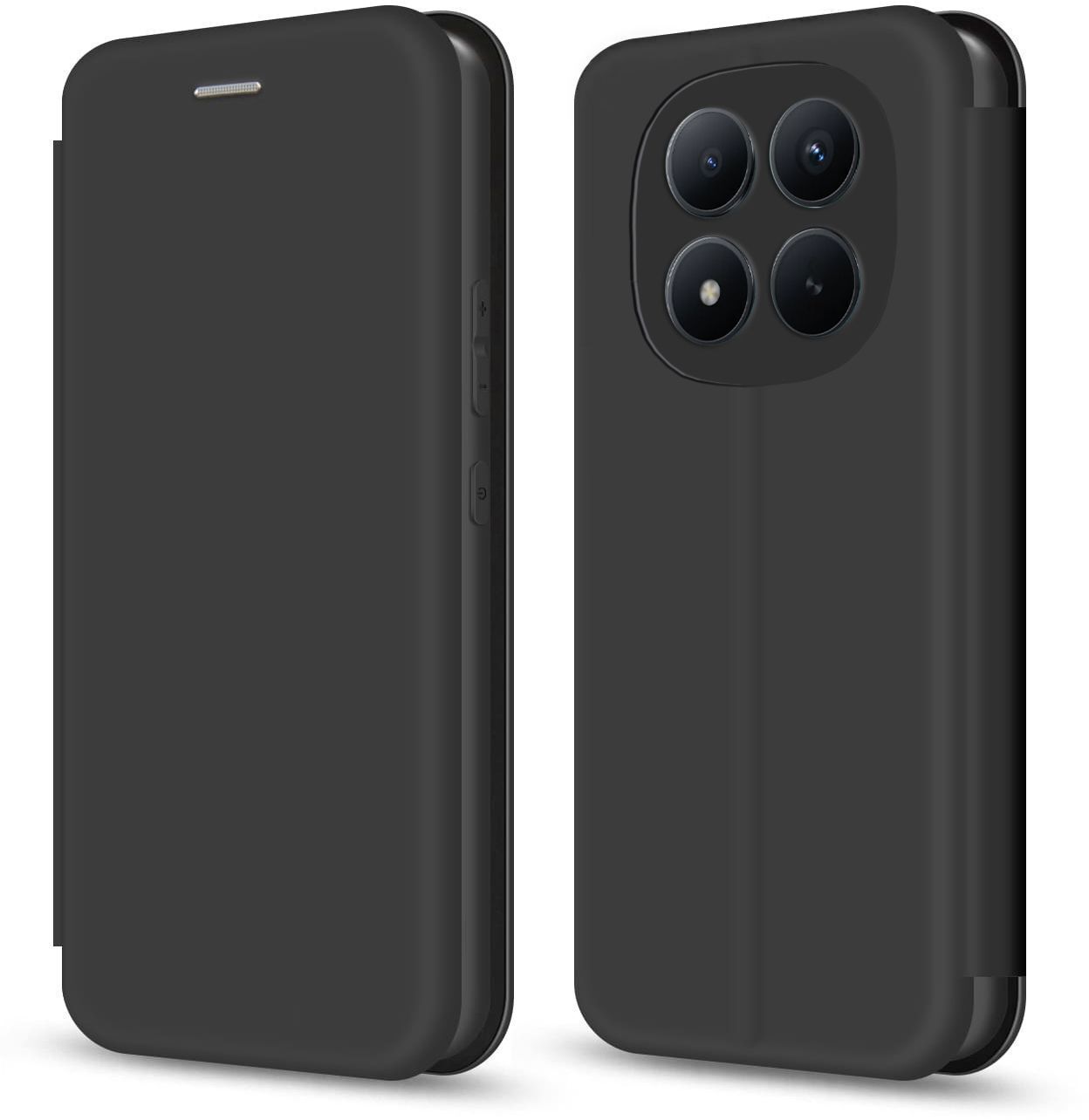 Чехол-книжка MakeFuture для Xiaomi Redmi Note 15 Pro+ Flip Black (MCP-XRN15PPBK) фото1