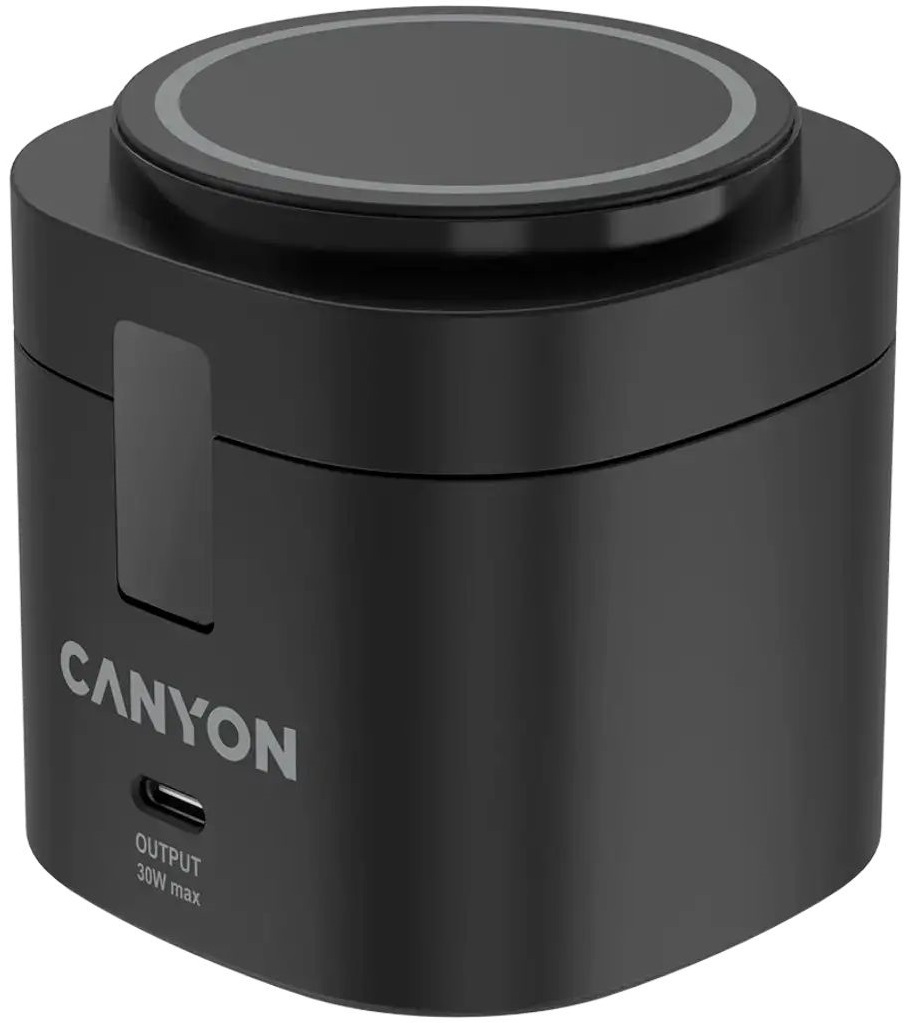 Беспроводное зарядное устройство Canyon OnCharge 405 4in1 Black (CNS-WCS405BW/A) фото1