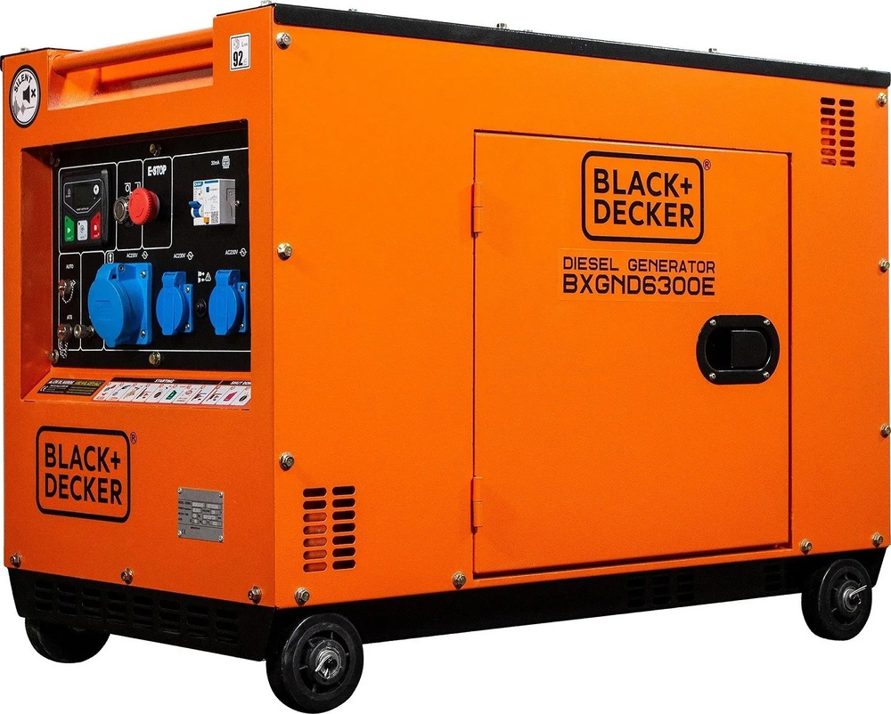Генератор дизельный Black&Decker (BXGND6300E) фото1