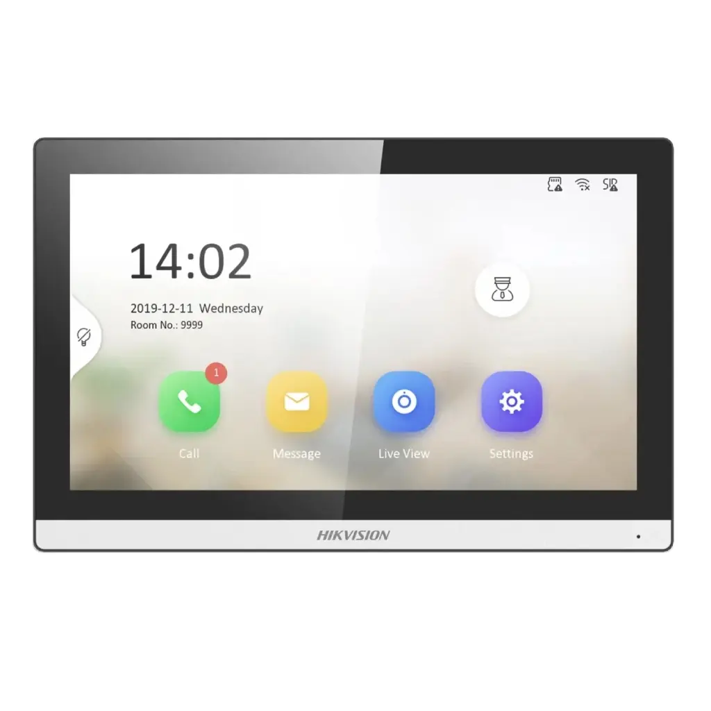 IP-видеодомофон Hikvision White (DS-KH6350-TE1) фото1