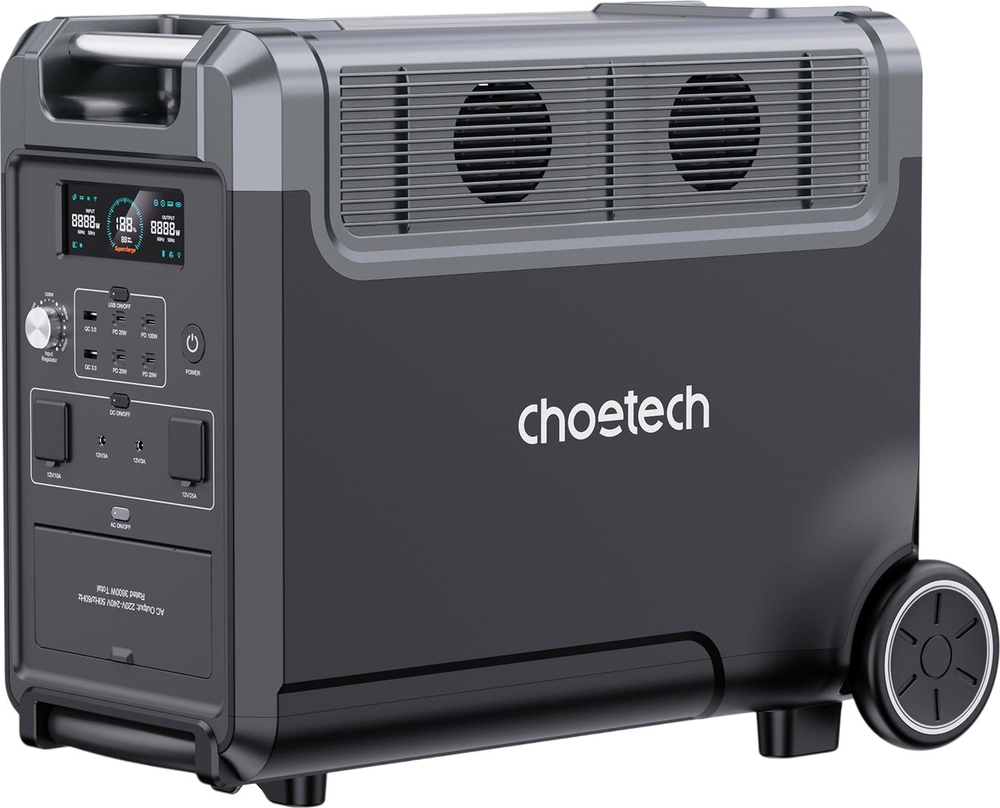 Зарядна станція Choetech BS009, 3600W (BS009-EU-BK_OEM) фото1
