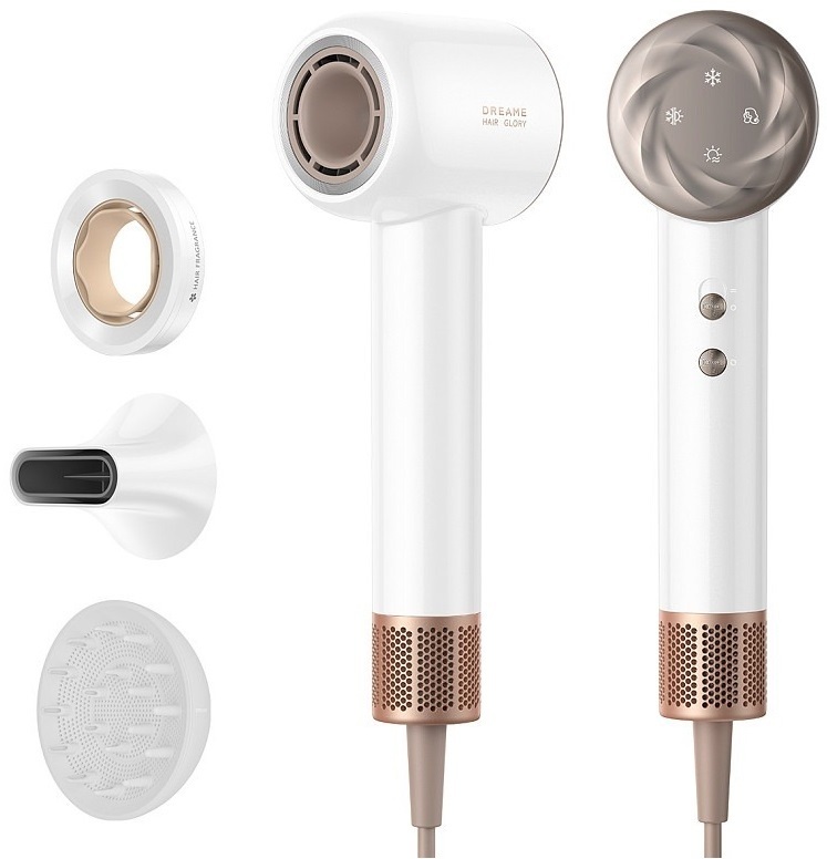 Фен Dreame Hair Glory Mix High-speed Hair Dryer-White (AHD18-WH) фото1