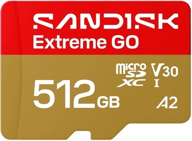 Карта пам'яті SanDisk Extreme 512GB UHS-I Class 10 V30 A2 (SDSQXGN-512G-GN6MN) фото1