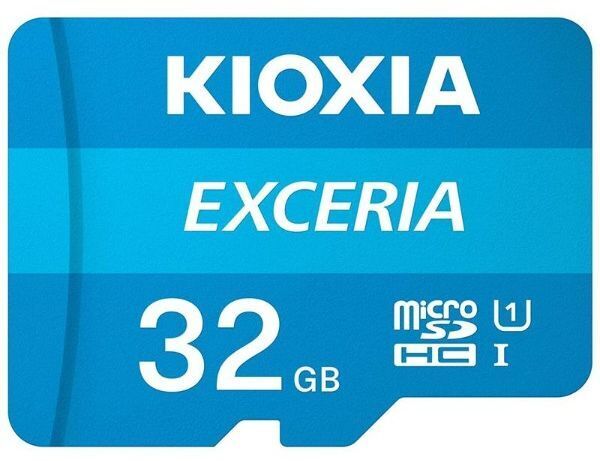 Карта памяти Kioxia MicroSDHC 32GB UHS-I Class 10 Exceria R100MB/s + SD-адаптер (LMEX1L032GG2) фото1