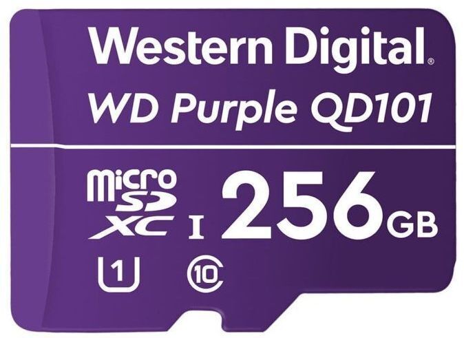 Карта памяти WESTERN DIGITAL microSDXC 256GB Purple SC (WDD256G1P0C) фото1
