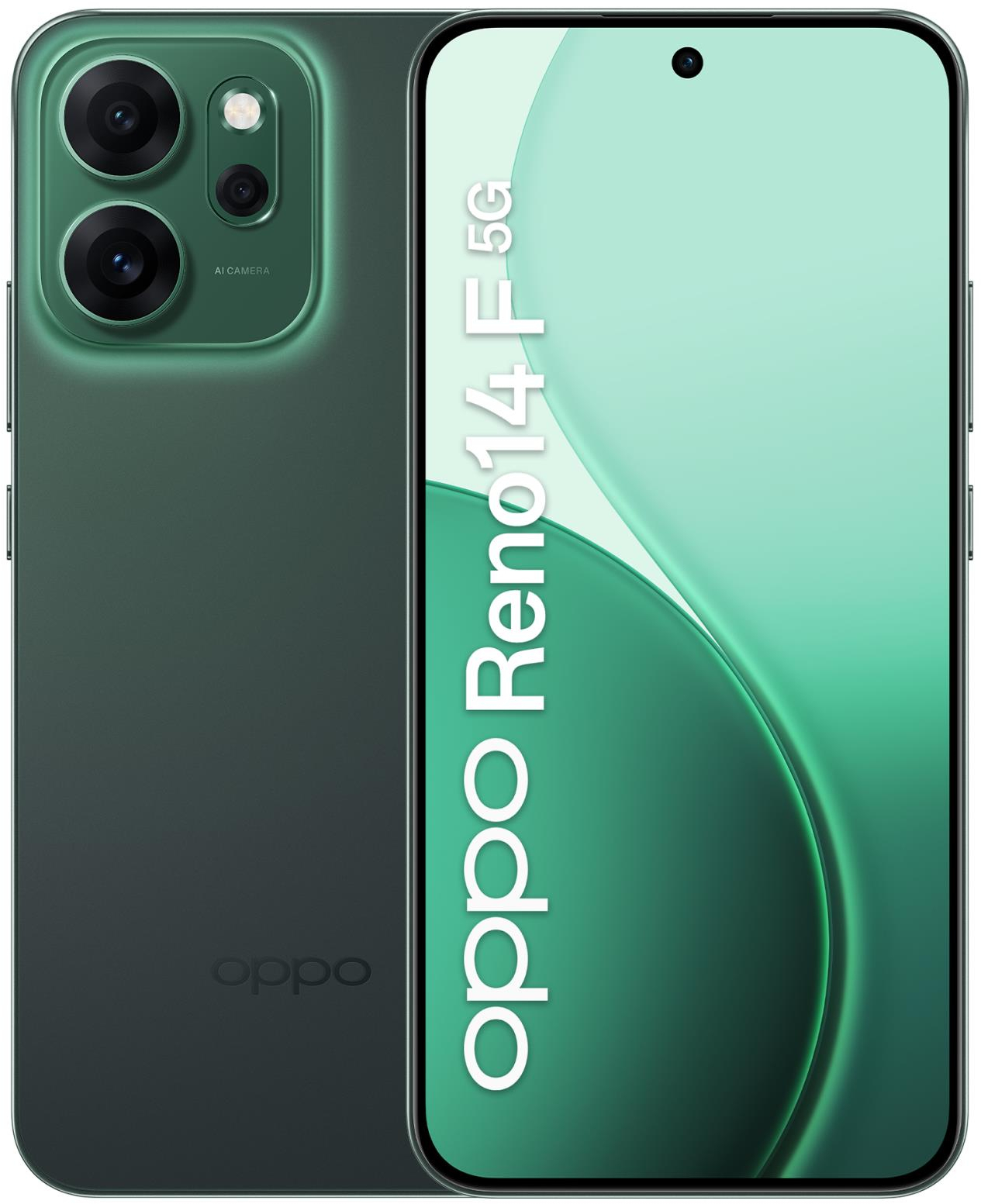 Смартфон OPPO RENO14F 5G 8/256GB Luminous Green (CPH2743) фото1