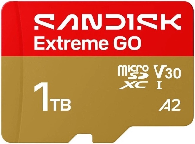 Карта пам'яті SANDISK Extreme GO SDXC 1TB UHS-I V30 A2 (SDSQXGN-1T00-GN6MN) фото1