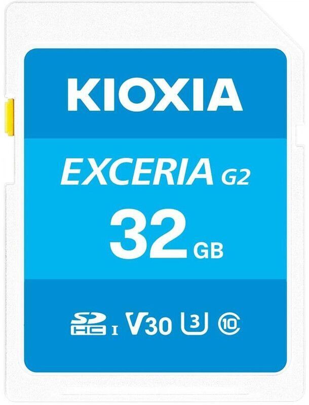 Карта памяти KIOXIA EXCERIA G2 SDHC 32GB U3 V30 (LNEX2L032GG4) фото1
