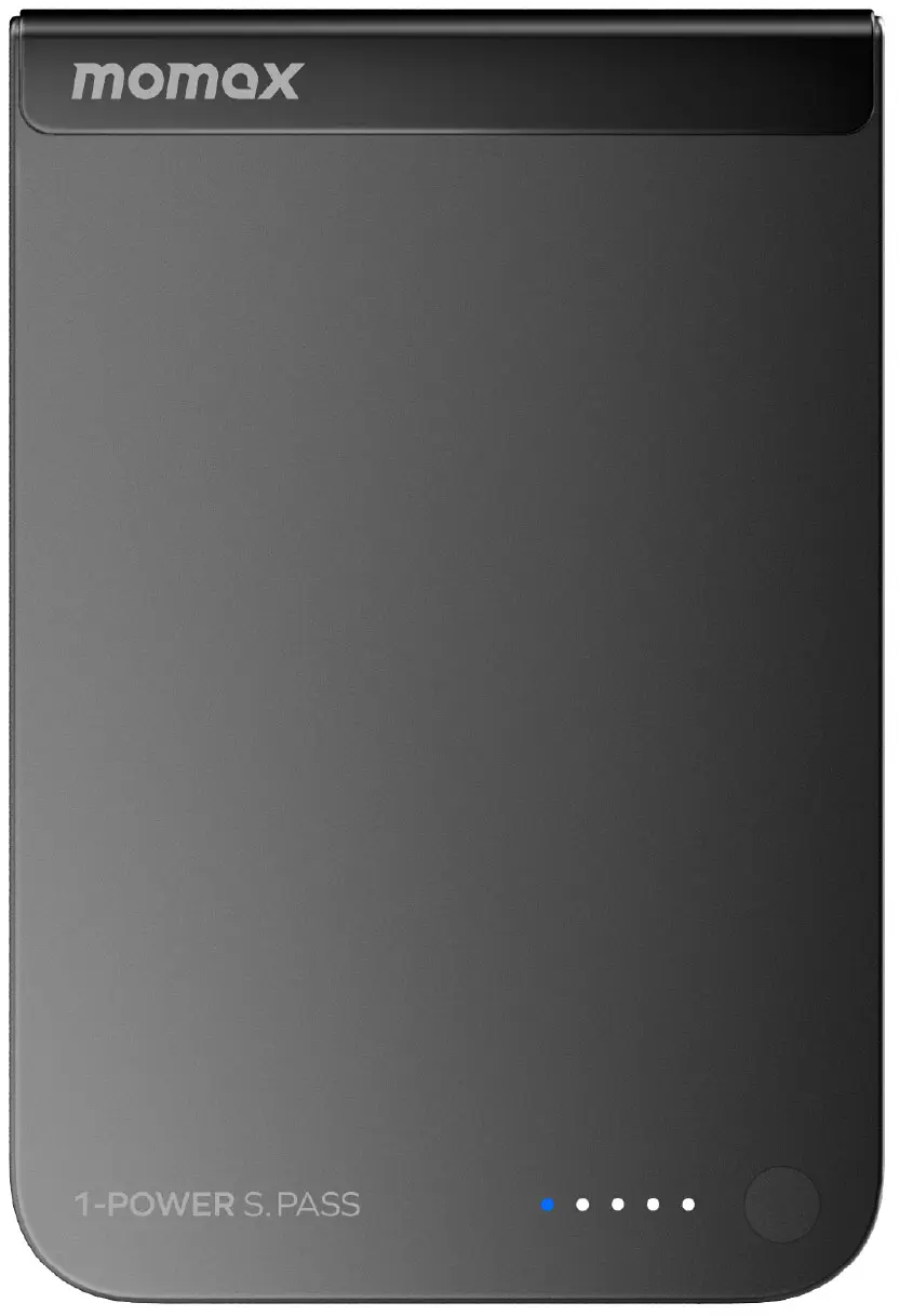 Портативний зарядний пристрій MOMAX WRL 5000mAh BLACK (IP161Q2D) фото1