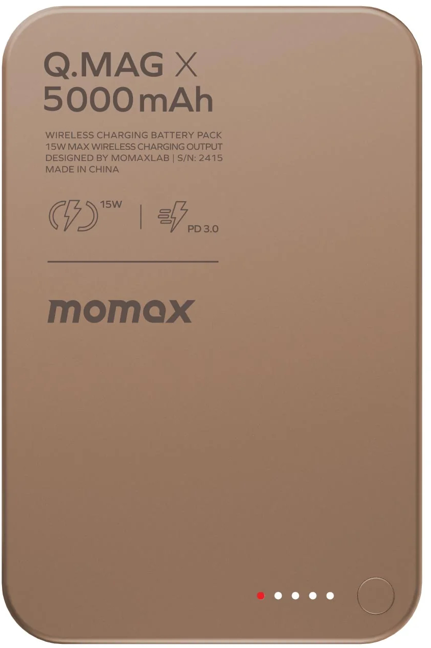 Портативний зарядний пристрій MOMAX WRL 5000mAh Q.MAG X TITAN (IP116AL2) фото1