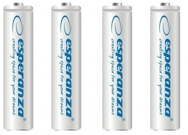 Акумулятор ESPERANZA Ni-MH AA 2000 mAh, 4шт, бiлий (EZA104W) фото1