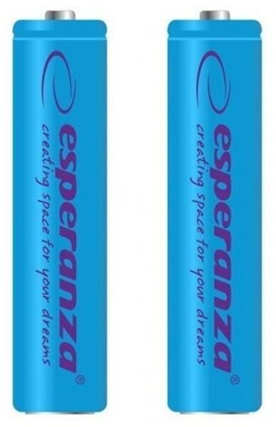 Акумулятор ESPERANZA Ni-MH AA 2000 mAh, 2шт, голубий (EZA103B) фото1