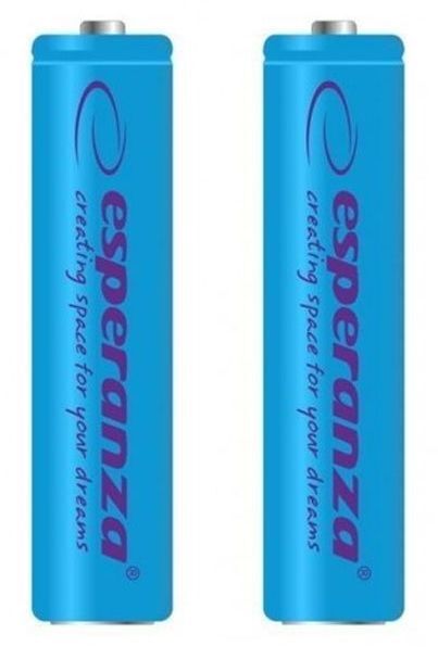 Акумулятор ESPERANZA Ni-MH AAA 1000 mAh, 2шт, голубий (EZA101B) фото1