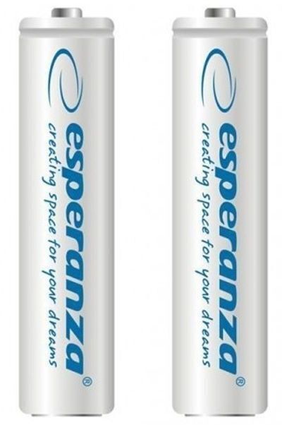Акумулятор ESPERANZA Ni-MH AA 2000 mAh, 2шт, бiлий (EZA103W) фото1