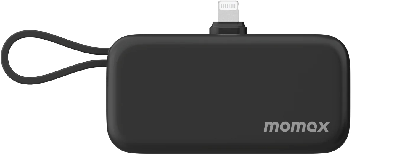 Портативний зарядний пристрій MOMAX LIGHTNING 5000mAh BLACK (IP130MFID) фото1