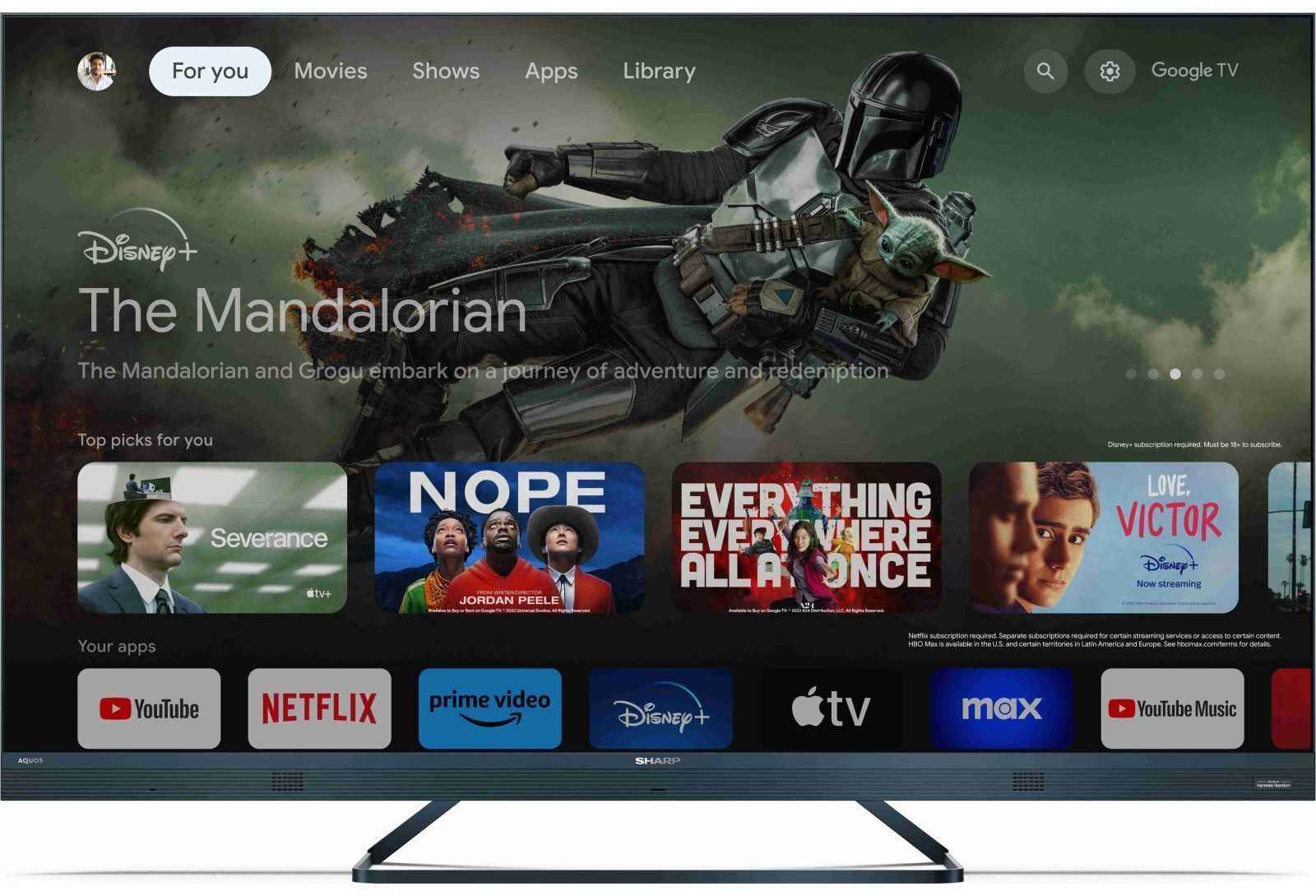 Телевізор SHARP QLED 4T-C50FQ5EM2AG фото1