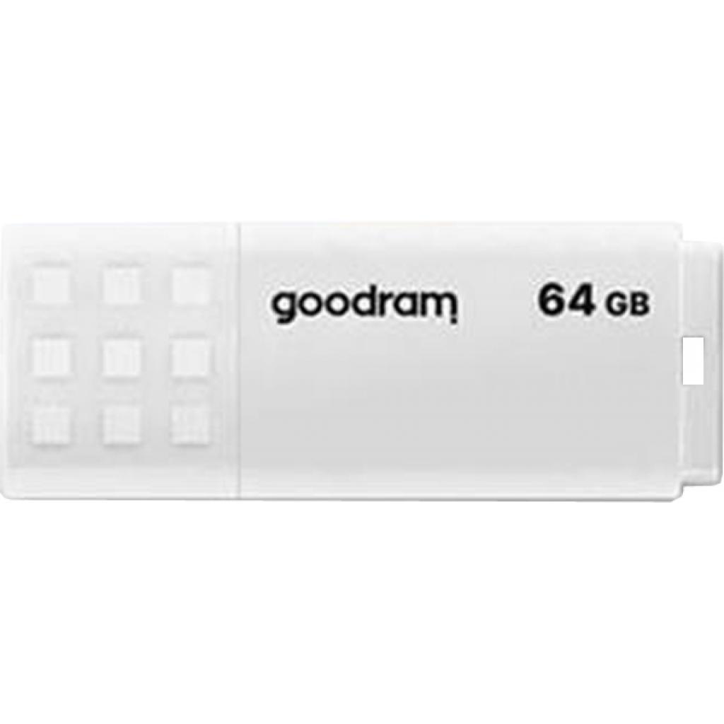 Накопитель GOODRAM USB 2.0 64GB UME2 WHITE (UME2-0640W0R11) фото1