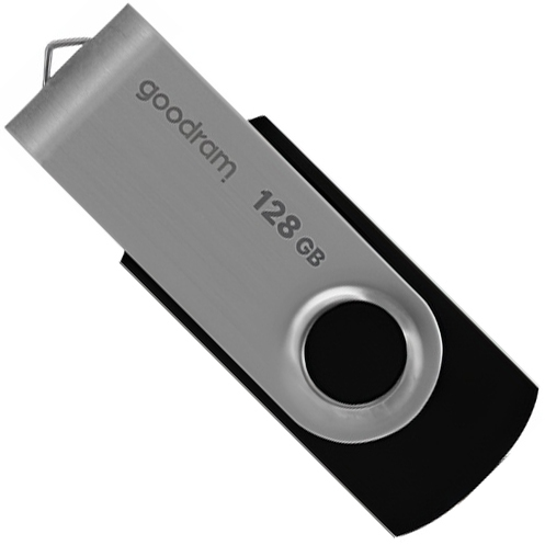 Накопитель GOODRAM USB 2.0 128GB UTS2 Black (UTS2-1280K0R11) фото1
