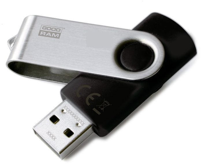 Накопитель GOODRAM USB 2.0 64GB UTS2 Black (UTS2-0640K0R11) фото1