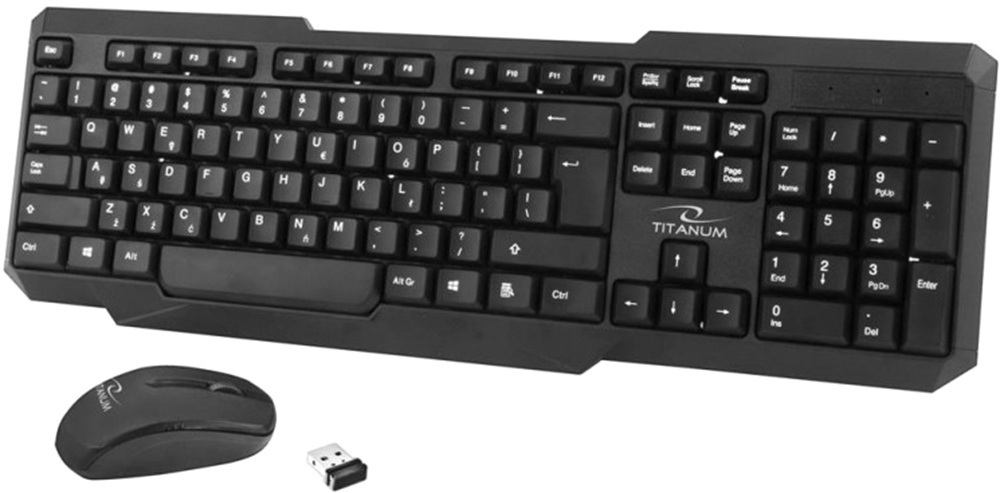 Беспроводной комплект мышь+клавиатура Esperanza TK108UA Black фото1