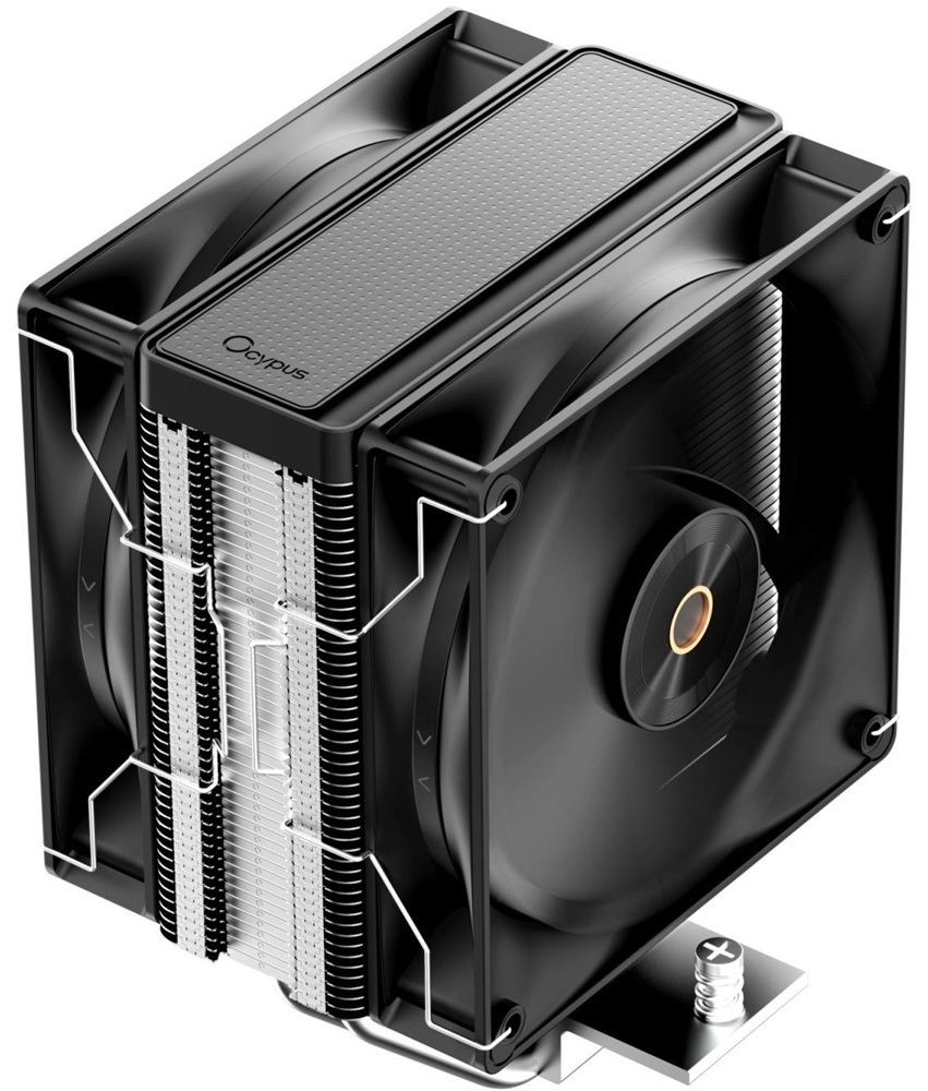Система охолодження OCYPUS DELTA A40 ELITE DUAL FAN Black (DELTA-A40-BK2NNWN00X-GL) фото1