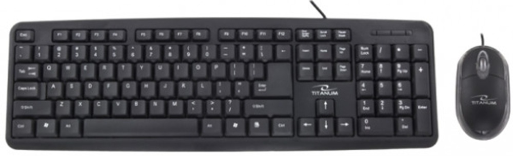 Комплект мышь+клавиатура Esperanza TK106UA USB Black фото1