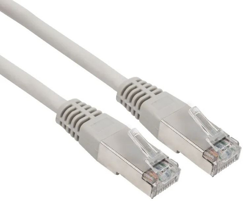 Патч-корд RJ45 SFTP 6A 5.0m,27AWG CU LSZH сірий (KD-PASFT9500GY-LSZH) фото1