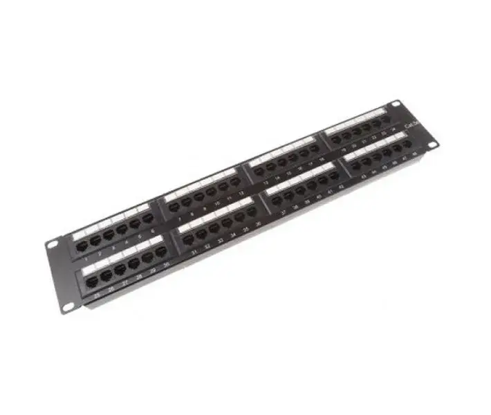 Патч-панель KINGDA 19", 48xRJ45, UTP, Cat 5e, 1U (KD-PP37-UTP-C5E-48P) фото1