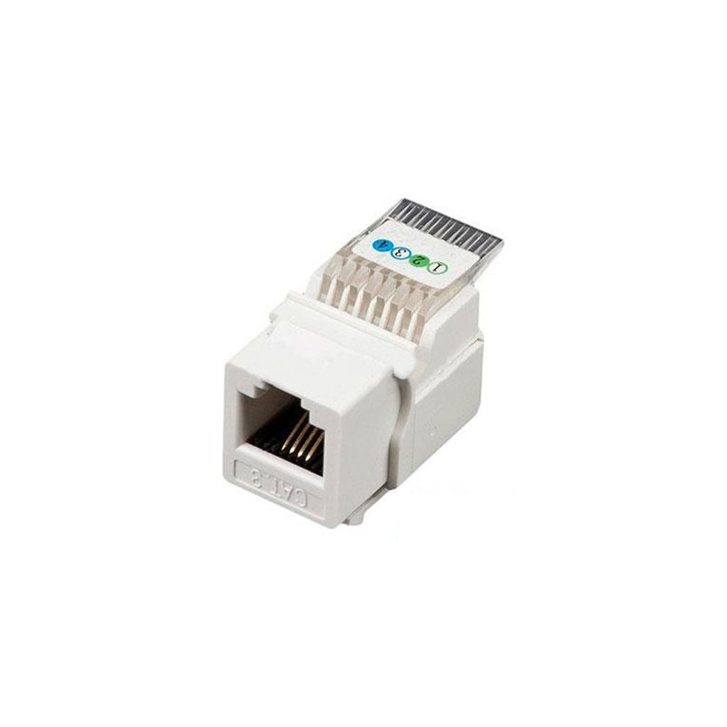 Модуль Keystone RJ12 Slim UTP, Cat. 3, безінструме нтальний KD-KJ2075UC3 фото1