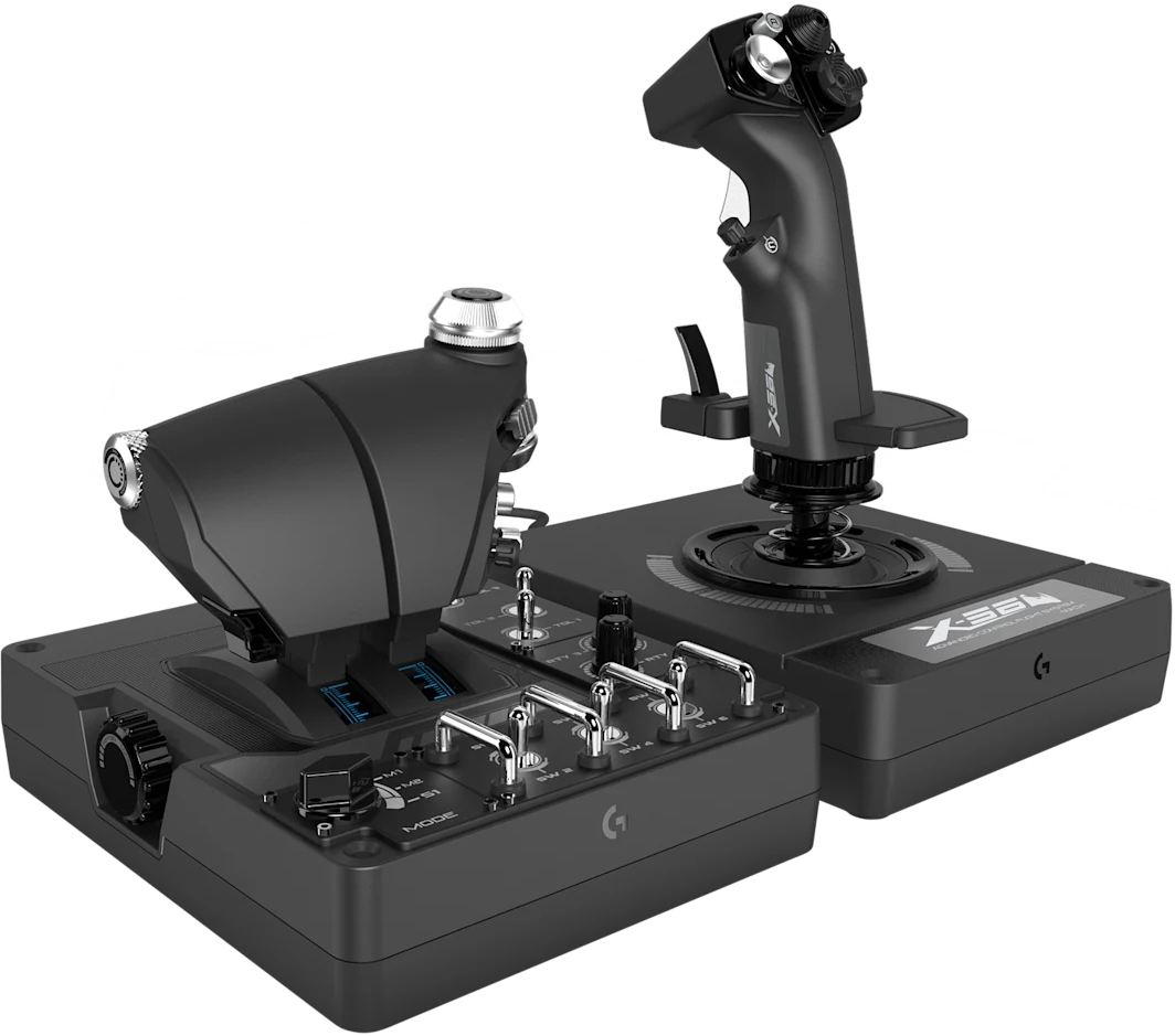 Джойстик Logitech G X56 HOTAS RGB Throttle and Stick Simulation Controller (L945-000059) фото1