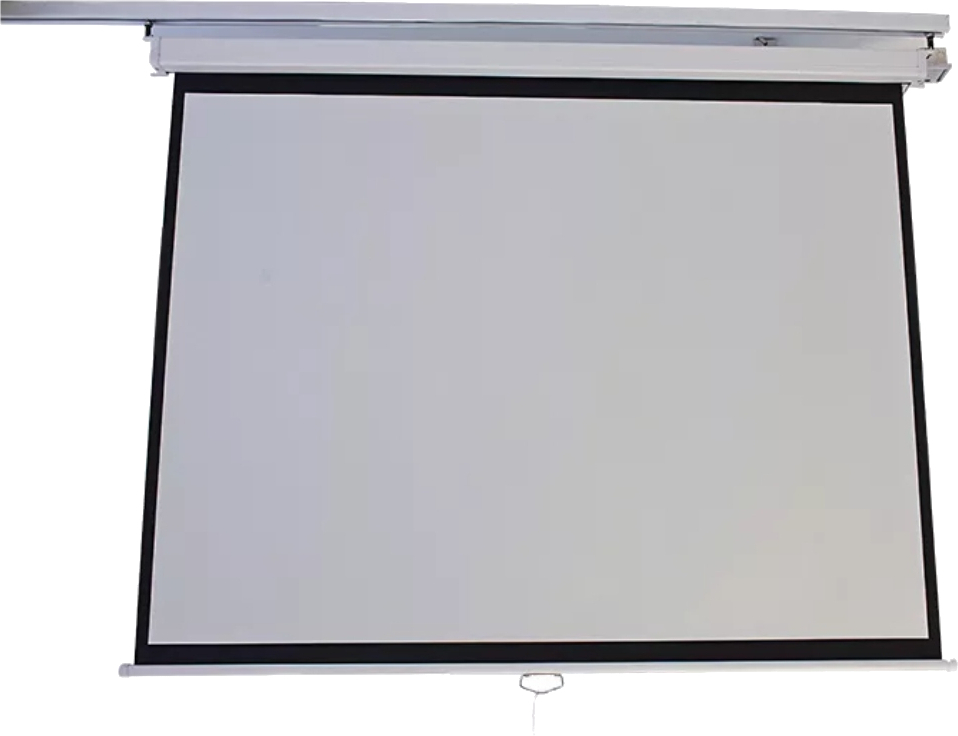 Экран настенный ручной 100" (1:1) 180×180 см ECO MWM-AV-70 фото1