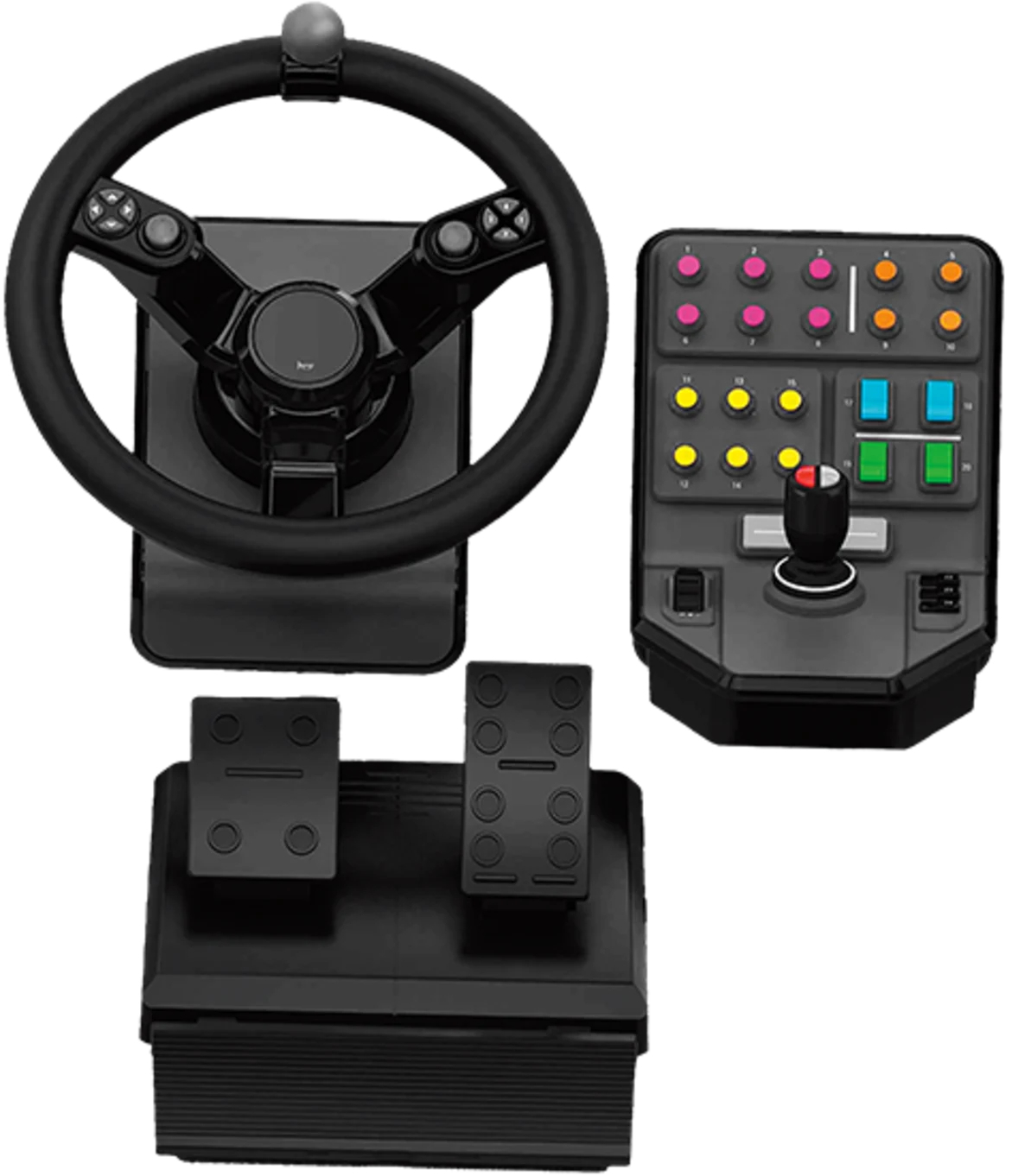 Руль и педали Logitech G Heavy Equipment Bundle Farm Sim Controller (L945-000062) фото1