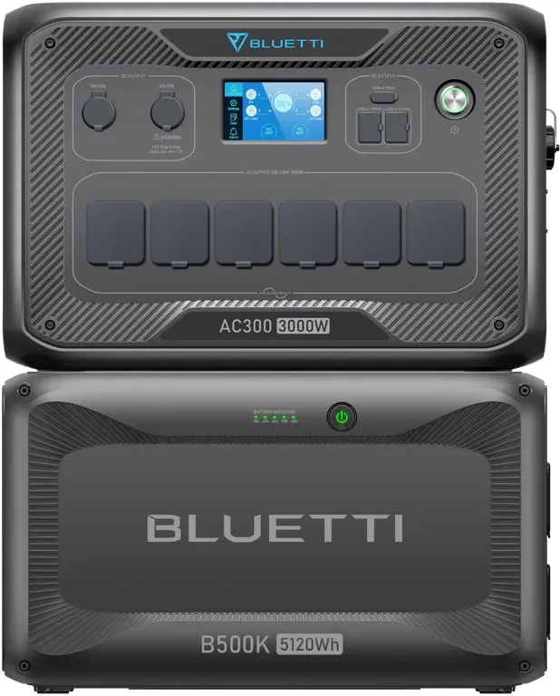 Портативная зарядная станция Bluetti AC300 3000W + B500K (AC300_B500K)
