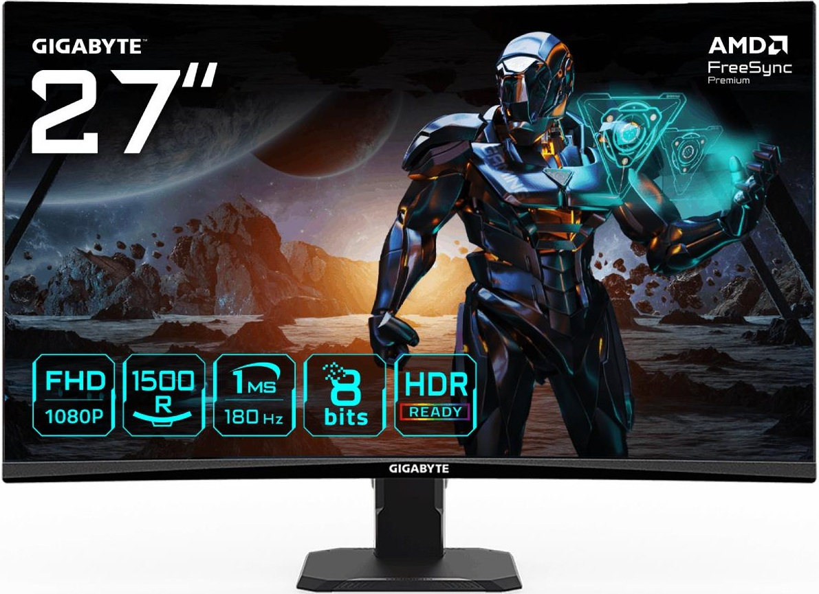 Монитор 27" GIGABYTE GS27FC EK (GS27FC_EK) фото1