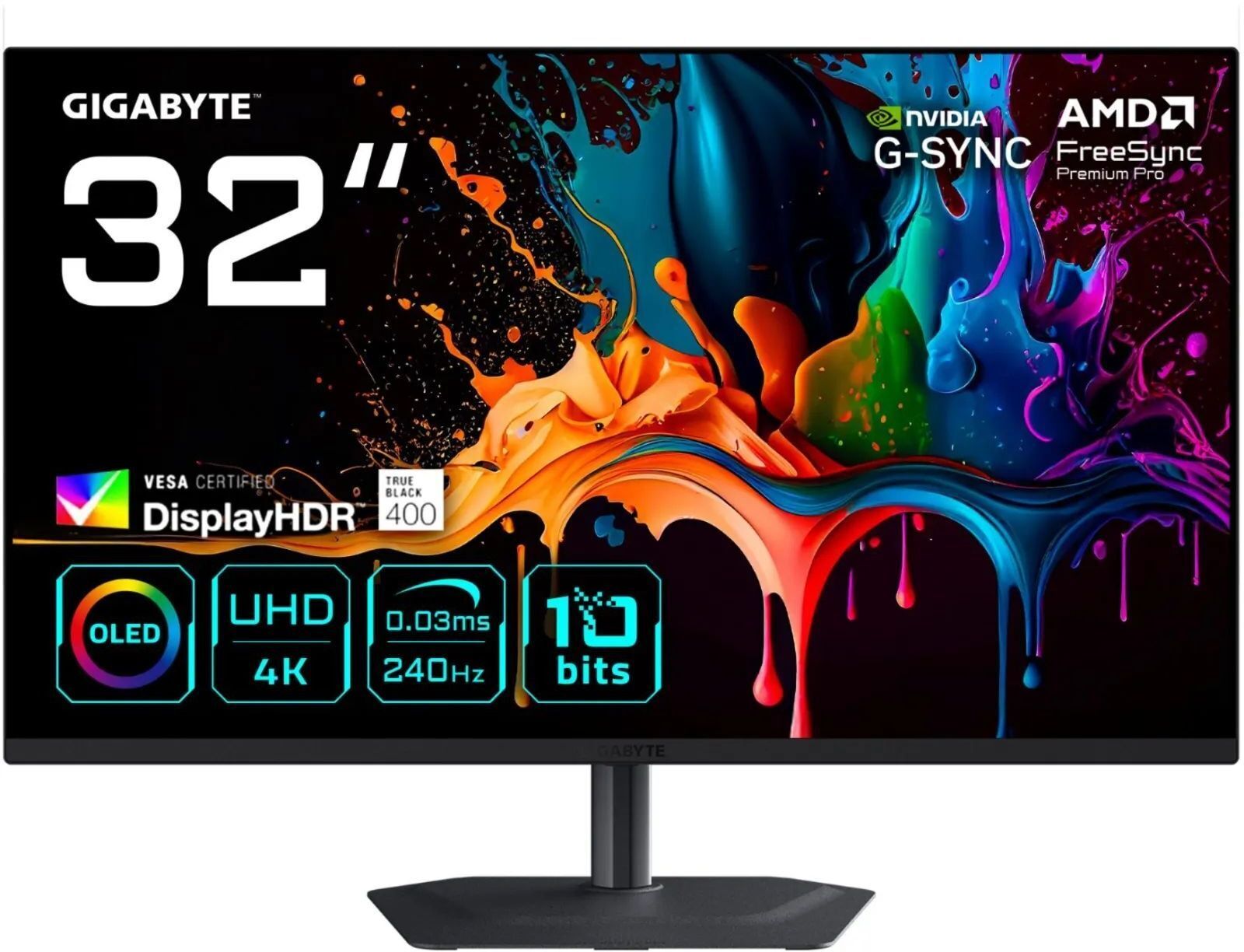 Монітор 32" GIGABYTE MO32U2 EK (MO32U2_EK) фото1