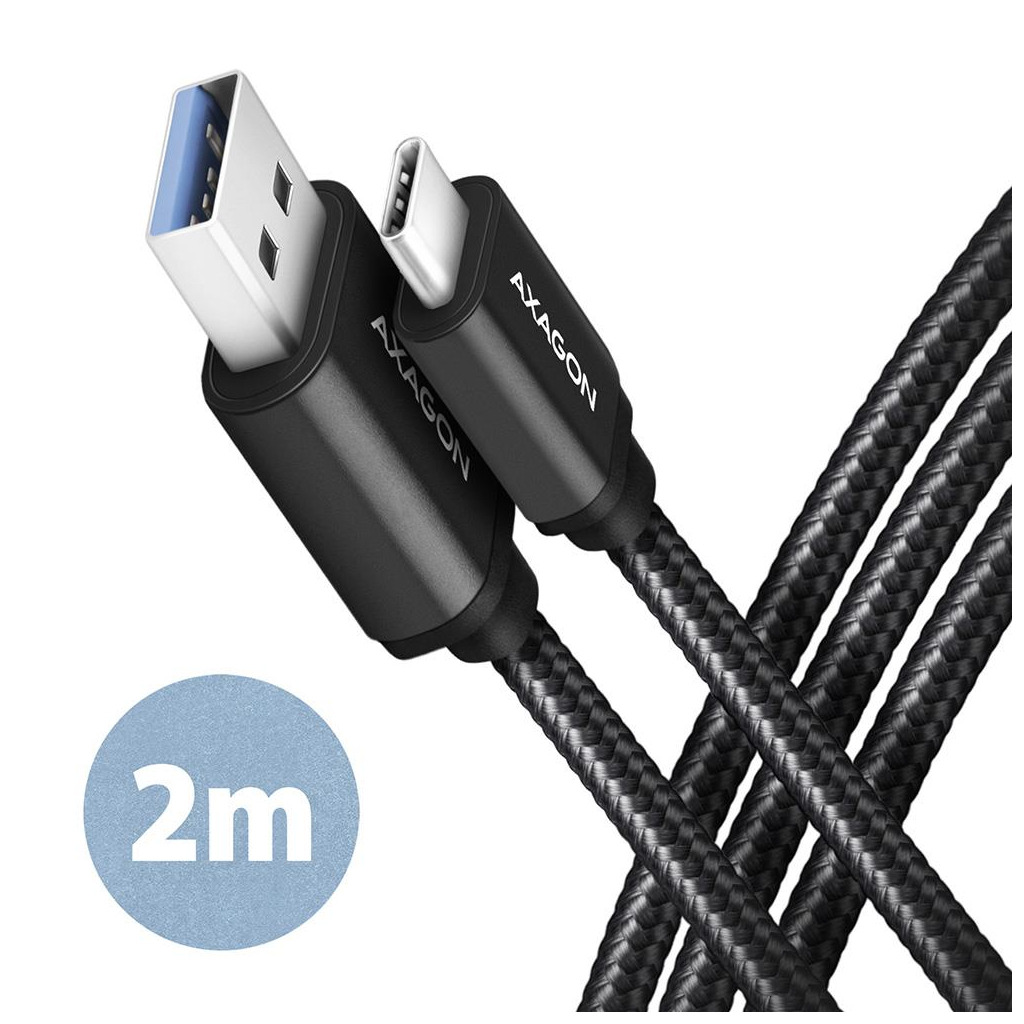 Кабель USB-C TO USB3.2 2M BLAC фото1
