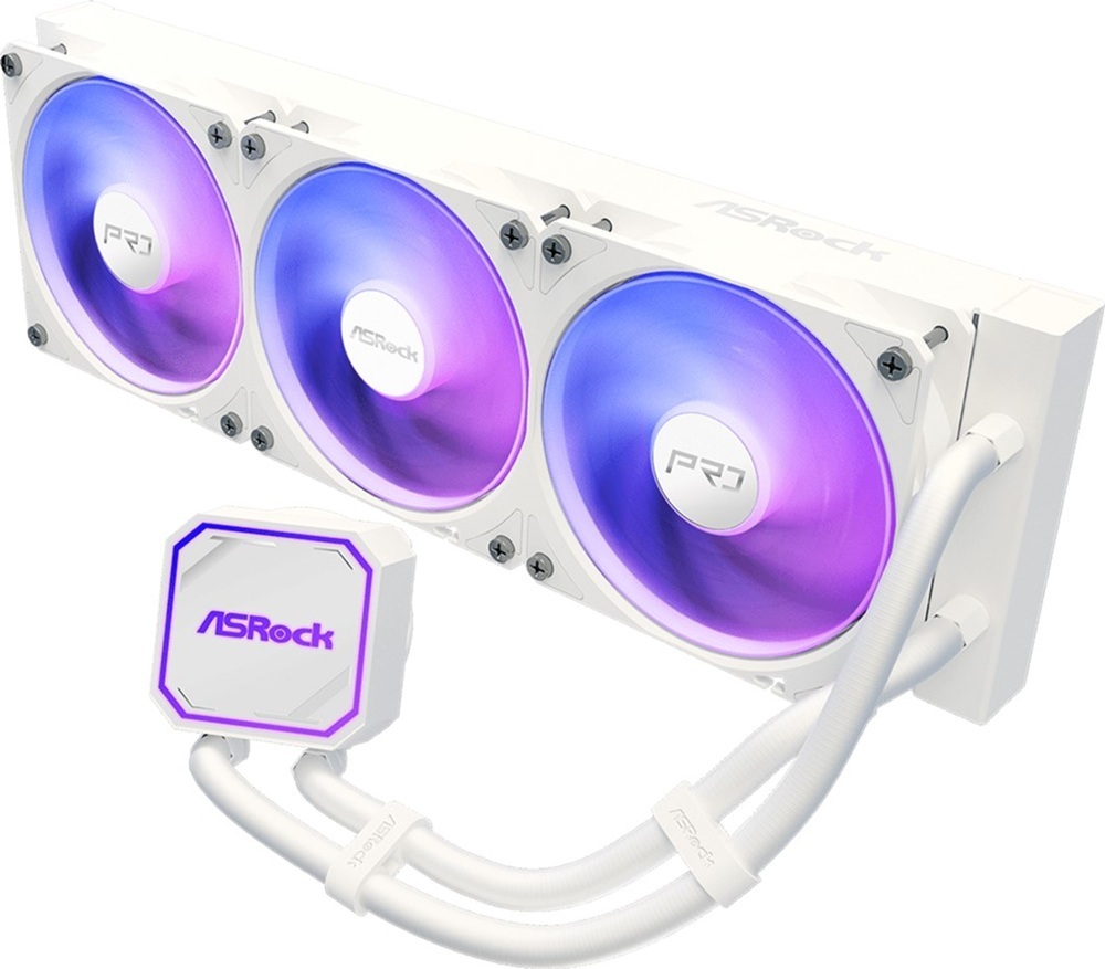 Водяная система охлаждения ASRock PRO WHITE 360 ARGB фото1