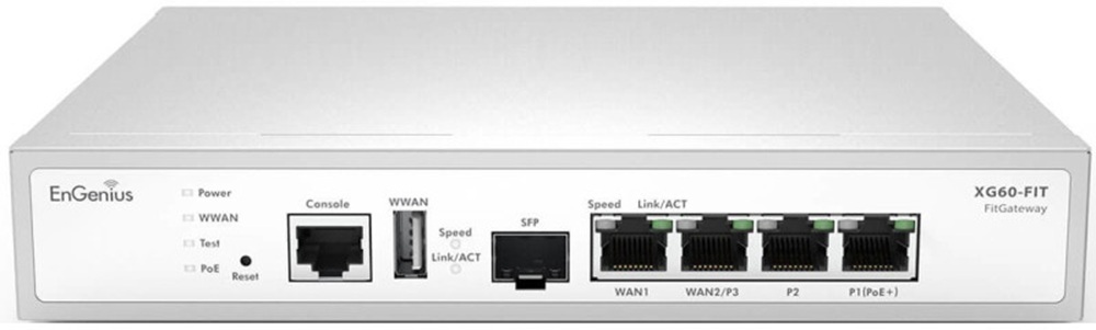 Маршрутизатор VPN EnGenius XG60-FIT 2xGbE LAN, 2xGbE WAN, 1 SFP (1402A0380301) фото1