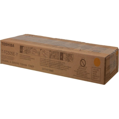 Тонер-картридж лазерный Toshiba T-FC505EY Yellow, 33600 стр (6AJ00000293)