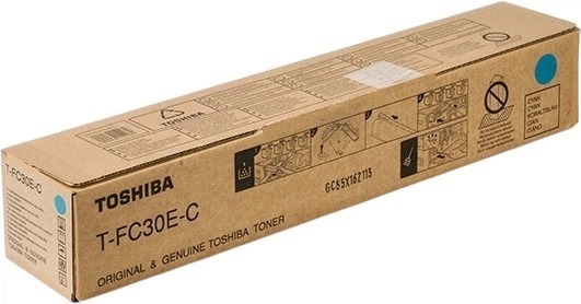 Тонер-картридж лазерный Toshiba T-FC30EC Cyan (6AJ00000281) фото1