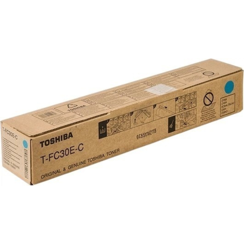 Тонер-картридж лазерный Toshiba T-FC30EC Cyan (6AJ00000281)